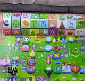 Thảm Xốp Maboshi 2 Mặt 1m8*2m cho bé vừa chơi vừa học chữ tăng trí thông minh Vuadienmay
