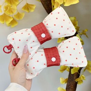 LUMINOU Bowknot Shape Eyeglasses Pouch Anti-Pressure Portable Glasses Case High Quality Hanging Sunglasses Storage Bag