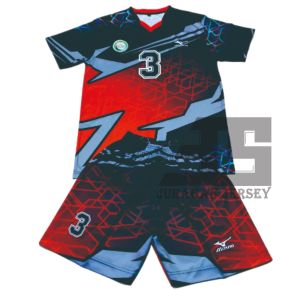 Setelan dan atasan jersey Bola voli Pria wanita Uniseks 548 Fullprinting sublimation Size S M L XL XXL 3XL