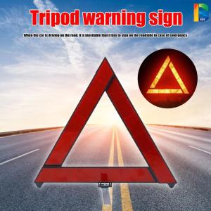 WARNING SAFETY TRIANGLE UltraFlex Genuine Foldable E-MARK Certification Reflection Up To 500 meters Warning Board Tiga