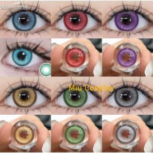 Lens cosplay siêu đẹp mã Madrid/Nebula nhiều màu tự nhiên