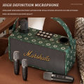 【6 Months Warranty】Original Marshal Speaker KTV Karaoke Speaker with Mic Portable Bluetooth Speaker PC Wireless Speaker Bass  Noise Cancelling USB/Radio/TF High Quality Sound Speaker ACTON II Speaker Marshala. 
