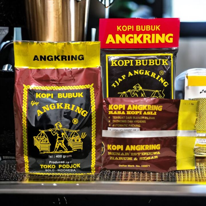 Kopi Bubuk Tjap ANGKRING khas Solo coffee 500gr cooffee murah
