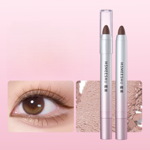 Pearlescent Matte Glitter Waterproof Eyeshadow Pencil for All Year Women Beginners  Long-lasting  Water-resistant  Sparkling and Translucent