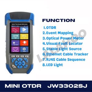⚡Garansi 1 tahun⚡100% ORI Joinwit OTDR Reflectometer JW3302SJ 8 in 1 Device Optical Time Domain Reflectometer OPM OLS VFL Event Map RJ45 Ethernet Cable Sequence