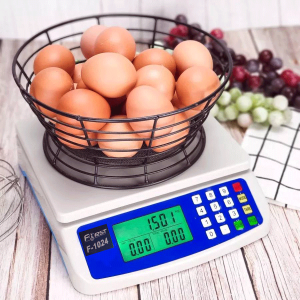 ตาชั่ง เครื่องชั่ง ดิจิตอล 40Kg เครื่องชั่งพัสดุ เครื่องชั่งแป้งทำขนม ชั่งได้สูงสุด 40กก. ความละเอียด1กรัม