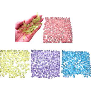 50 pcs hạt hình hoa hạt thủ công màu sắc in hoa tulip Bud đồ dùng thủ công cho Dây chuyền vòng tay làm đồ trang sức