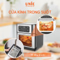Nồi chiên không dầu Unie UE-1000, công suất 1800W, dung tích 12L, chế độ nhiệt kép giúp chín nhanh, đều, bảng điều khiển cảm ứng thông minh, giỏ chiên đặc biệt 2 trong 1 đi kèm tay cầm. 