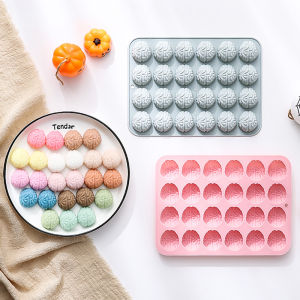 Ginca Brain Chocolate Candy Mold Halloween Silicone Brain Mold For Cake Cupcake Decorating Brain Gummy Mold