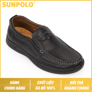 Giày lười nam da bò SUNPOLO CS5150