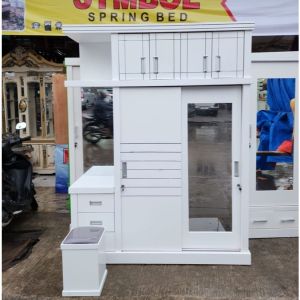 Lemari Baju Dengan Meja Rias / Lemari Pakaian Minimalis
