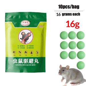 5 Pcs/Bag Rat repellent for home Mouse Repeller Repellent Peppermint Balls to Repel Rats Deterrent Indoor Rat Killer