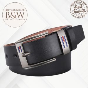 Ikat Pinggang Sabuk Pria Gesper Hitam Coklat Formal Casual Bisnis Kerja 120cm CHN11