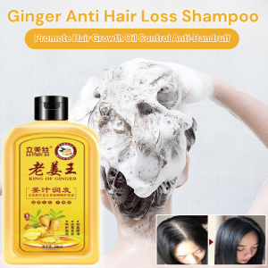 Ginger Anti-Hair Loss Shampoo Hair Growth Shampoo Nourish Hair Root Repair Damage Hair And Scalp Hair Thick Shampoo