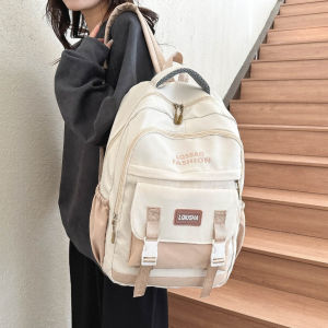 Beg galas beg sekolah wanita versi korea pelajar sekolah menengah kapasiti besar beg galas perjalanan ransel