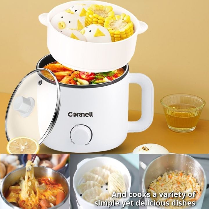 Cornell CMC-S1500X Mini Multi Cooker with Steam Tray Personal