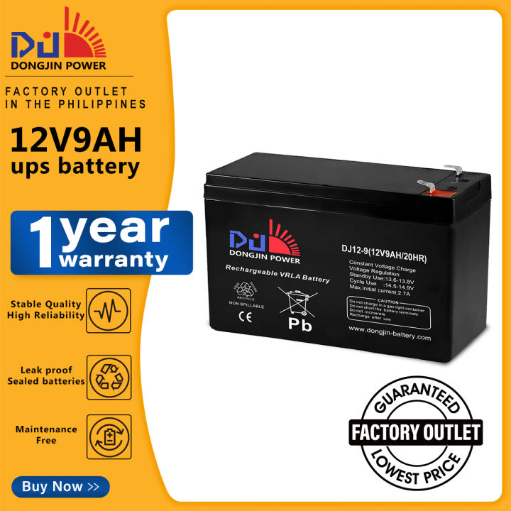 Dongjin Power 12v9ah Battery For Knapsack Sprayer 12v 9ah Ups Battery Rechargeable For Power 5481