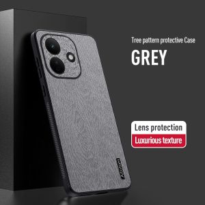 Casing For Xiaomi Redmi Note 17 Pro 5G Note17 Note17Pro Square Edge Bark Pattern Shockproof Phone Case Camera Lens Protection Back Soft Cove