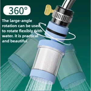 🚿 BỘ LỌC NƯỚC VÒI HOA SEN & VÒI RỬA – BÔNG PP TINH KHIẾT – XOAY 360° LỌC KIM LOẠI NẶNG CLO CẶN BẨN💧K2-8.2