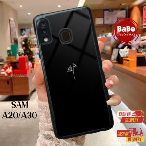 Casing Case Samsung A20 Terbaru Black Cute Samsung A30 Casing Hardcase Softcase Glossy