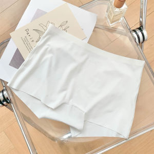 Hi.sweetie🎀[Ready Stock] Ice Silk Seamless Safety Pants Invisible Seamless Leggings Pants Yoga Panties Seamless Panties