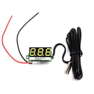 Precise Digital Thermometers Real Time Display Waterproof Probes 1meter Cable For Temperature Controller systems Heat Resist