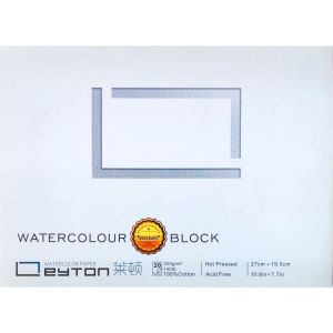 Leyton Watercolor Block 100% Cotton CP/HP 39x27cm + Lancet