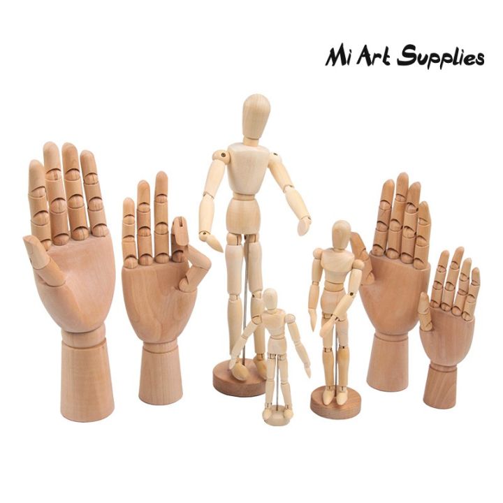 US Art Supply Wooden Horse Artist Drawing Manikin Articulated Mannequin