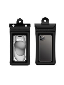 Air Cushion Floating Waterproof Cellphone Bag Waterproof Mobile Phone Dry Pouch for Beach wimming Snorkeling Travel