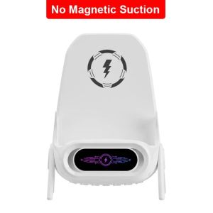 GONOVO Với 3 đầu từ Sạc điện thoại từ không dây Sạc nhanh 15W Bộ sạc điện thoại hình ghế Sáng Tạo Có thể cắm Giá đỡ điện thoại nam châm Điện thoại di động
