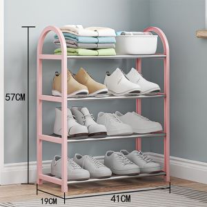 4/5 Layer Simple Non-woven Shoe Rack Shoe Cabinet Organizer Box Storage Student Dormitory Assembled shoe rack organizer