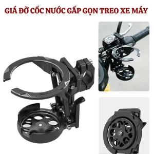 Giá đựng cốc nước xoay 360d WIND BLADE LID gấp gon giá đựng chai nước treo xe mày thông minh