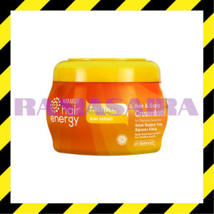 MAKARIZO Hair Energy Hair & Scalp Creambath 500gr Perawatan Rambut Rusak Kering Bercabang Hair Spa