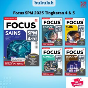 [Sbook] Buku Rujukan SPM 2025 : Focus SPM Tingkatan 4 & 5 KSSM - Pelangi