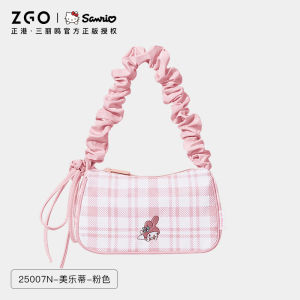 ZGO Sanrio Bag Cinnamoroll Bag For Woman Shoulder With Sling Bag Girls Lady New Year Gift 25007N