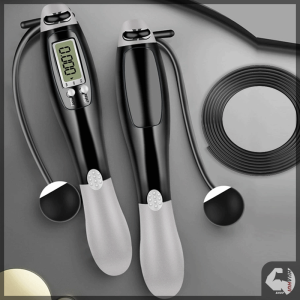 ที่กระโดดเชือก หน้าปัดนับรอบ โดดเชือก แบบมีสาย/ไร้สาย เชือกกระโดนับแคล ปรับความยาวเชือกได้ สําหรับออกกําลังกาย ยิม