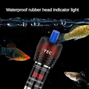 Yee Preset Glass Aquarium Heater 25W 50W Submersible Aquariums Accessories Fish Tank Automatic Heater