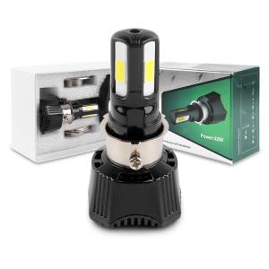 สำหรับฮอนด้ายามาฮ่า รถจักรยานยนต์ไฟหน้ารถมอเตอร์ไซค์แบบLEDหลอดไฟ42วัตต์4400LM H4 BA20D P15D T19 AC DC 12โวลต์สากลHi/Lo Beam 6000พันสีขาวรถมอเตอร์ไซด์LED Light