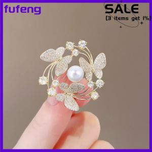 fufeng Cartoon Imitation Dragon Brooch For Women Chinese Zodiac Dragon Pins Cute Animal Badge Birthday Jewelry Gift