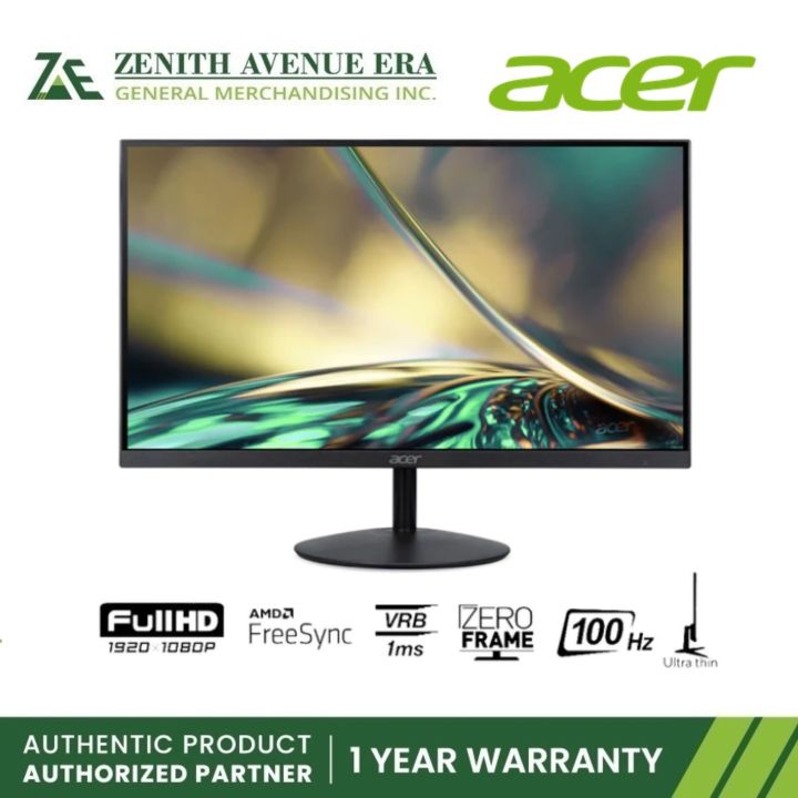 Acer SA222Q Ebi 21.5“ IPS FHD 100Hz VGA+HDMI Monitor | Monitor For Pc ...