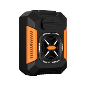 High Capacity 5000mAh Cordless Fan Outdoor Portable Waist Fan Hanging Neck Fan 3 Gear Strong Airflow Portable Fan