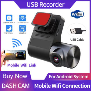 EKLEVA 1080P WIFI Dash Cam Car DVR Dash Camera Car Recorder Dash Cam Night Vision USB Camera