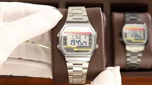 skmei时刻美小方块电子表防水夜光多功能学生党运动手表电子手表