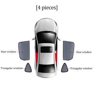 Magnetic Car Sunshade Front Windshield Rear Side Window Sun Shades Curtain For MG GS ZS ZST HS EHS RX5 2015-2022