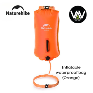 NATUREHIKE Floating Dry Bag 18L Waterproof Swim Buoy with Waist Strap – 18kg Buoyancy
