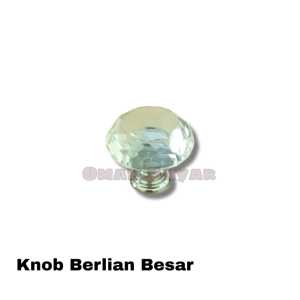 Knob Handle Tarikan Lemari Laci Crystal Kaca Berlian Swarovski Kaje GP/chrome