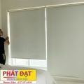 (Rèm ngang 0.8m) Rèm cuốn, rèm sáo cuốn vải trơn 6 màu, chống nắng 100%, đặt theo yêu cầu. 