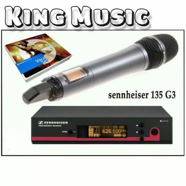 Mic Wireless sennheiser EW135 G3 EW135G3 EW 135 G3 SINGLE MIC