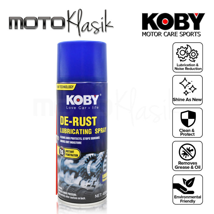 Koby De Rust Anti Rust Lubricating Spray 450ml Universal Lazada Ph Koby De Rust Anti Rust Lubricating Spray 450ml Universal Lazada Ph
