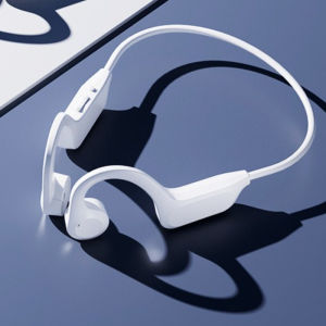 Universal Bluetooth Earphone Wireless New Neck-hanging Non-in-ear Sound Conduction Earphones Card-pluggable Digital Display External Wireless Bluetooth Running Fitness Earphones Non-in-ear Bone Conduction Painless Earphones